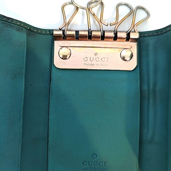 GUCCI AUTHENTIC LEATHER KEYHOLDER MONOGRAM CANVAS WITH BOX INCLUDED - Picture 5 of 10